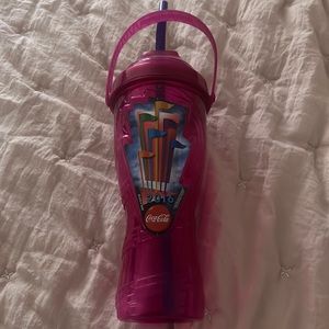 Six Flags Pink Tumbler